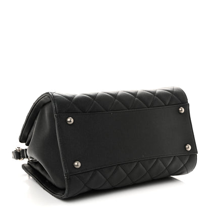 Chanel Caviar Quilted Medium CC Bucket Bag Black 4 of 11
