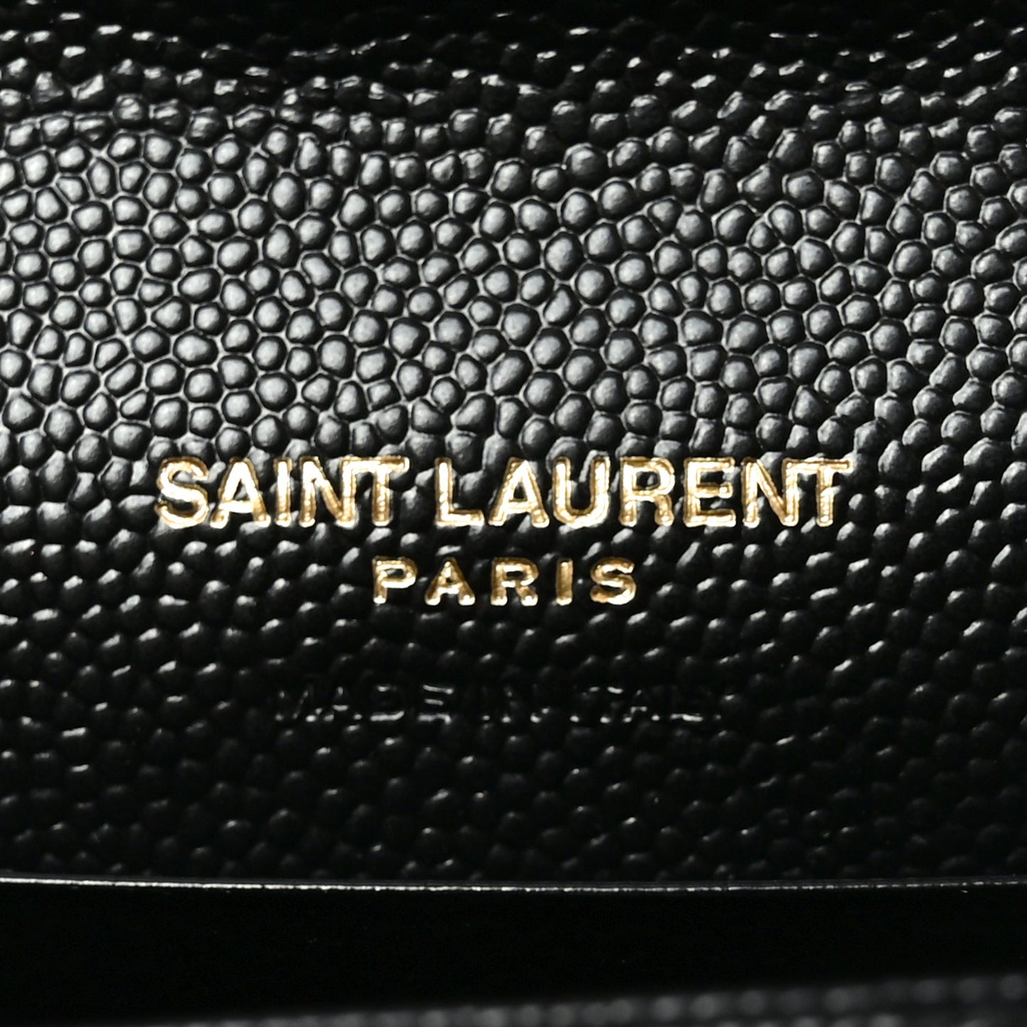 Grain De Poudre Matelasse Chevron Small Monogram Envelope Wallet Black