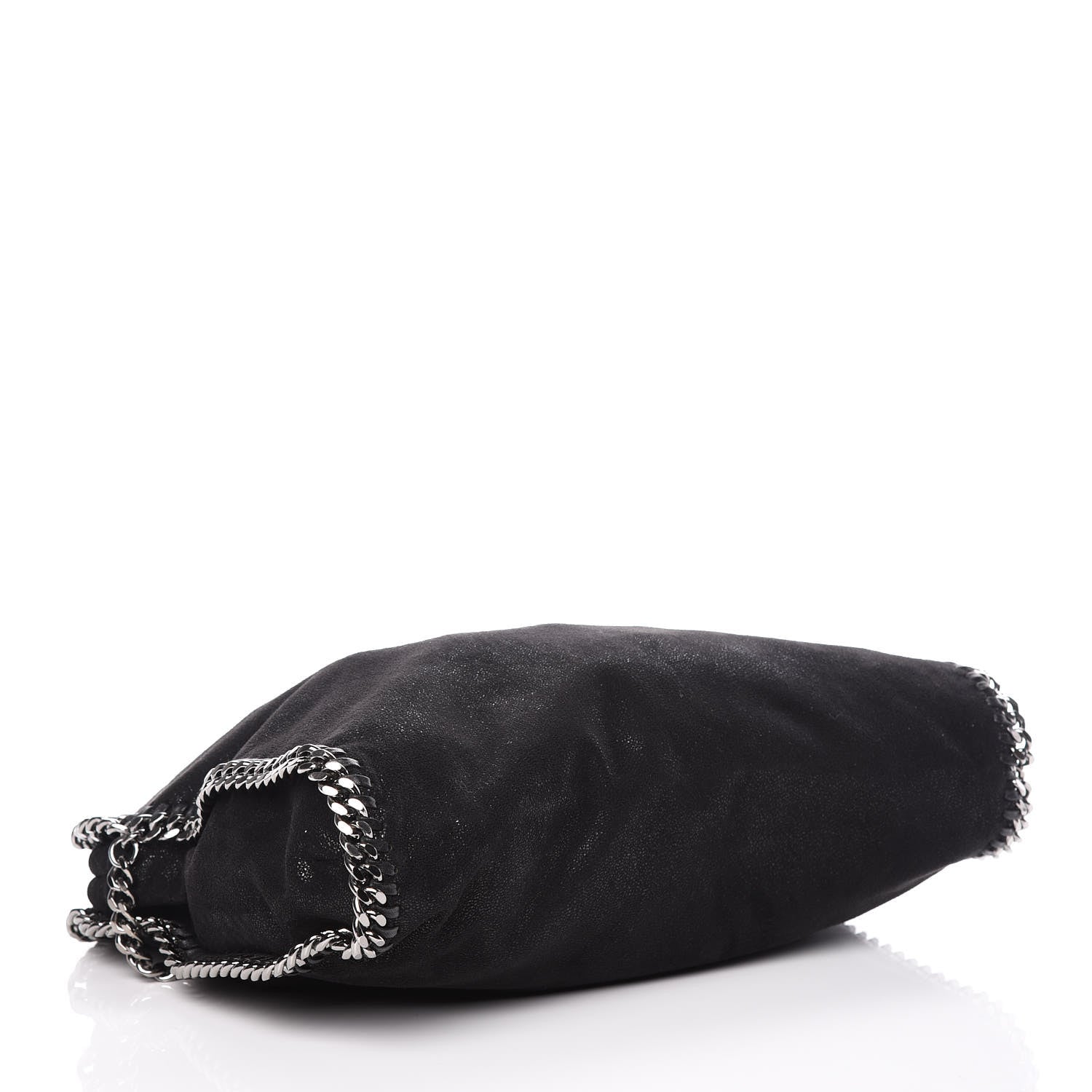 Stella McCartney Shaggy Deer Falabella Fold Over Tote Black 5 of 11