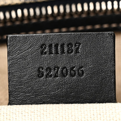 Gucci GG Supreme Monogram Medium Zippered Shopping Tote Navy Navy 7 of 14