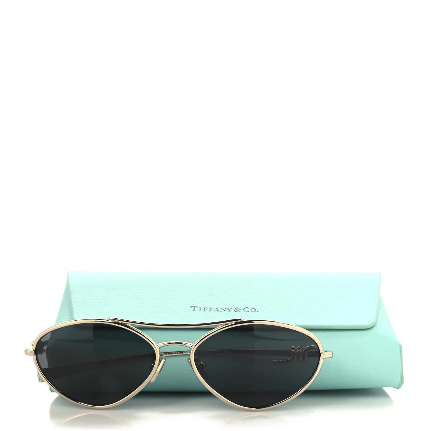 Tiffany Metal Knot Sunglasses TF3117 Pale Gold 7 of 7