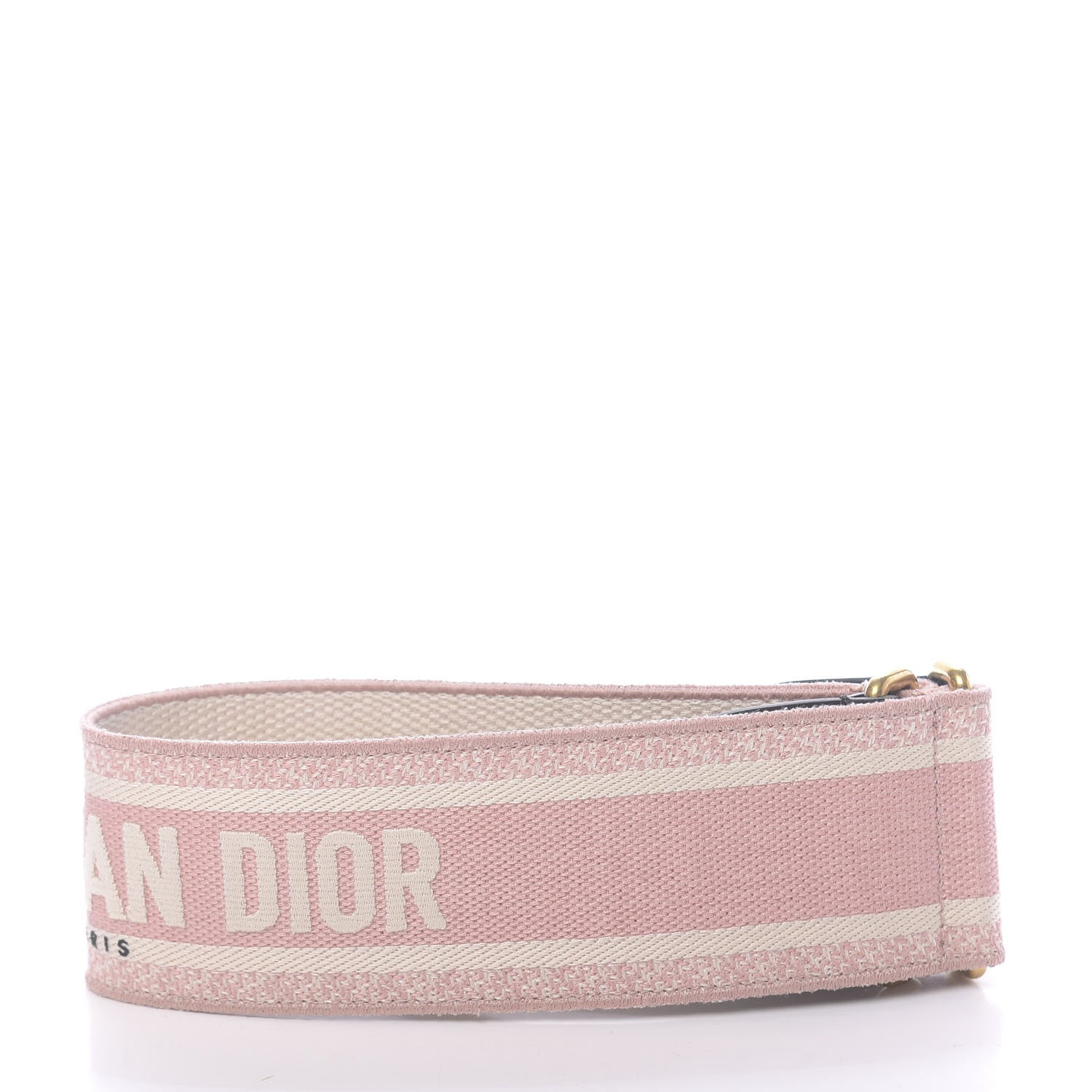 Christian Dior Canvas Embroidered Large Belt 90 36 Pink White 2 of 7