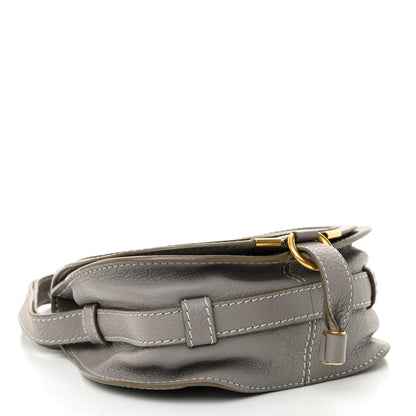 Chloe Calfskin Mini Marcie Round Crossbody Bag Cashmere Grey 4 of 12
