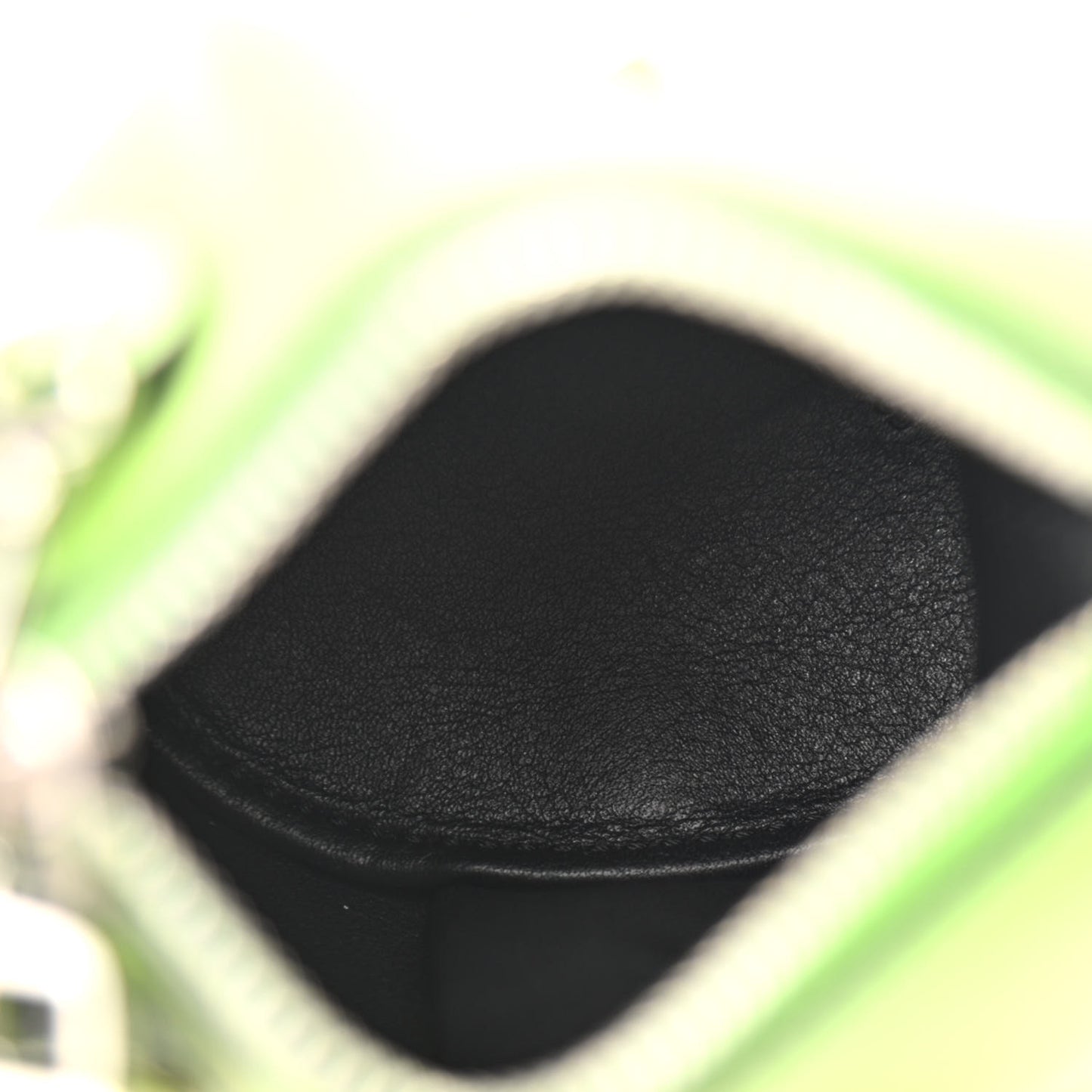 Calfskin Elephant Pouch Apple Green