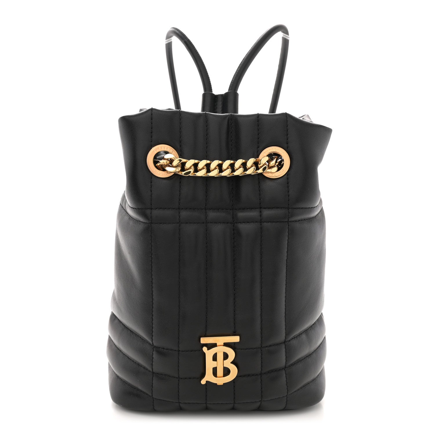 Burberry Lambskin Quilted Mini Lola Backpack Black 1 of 9