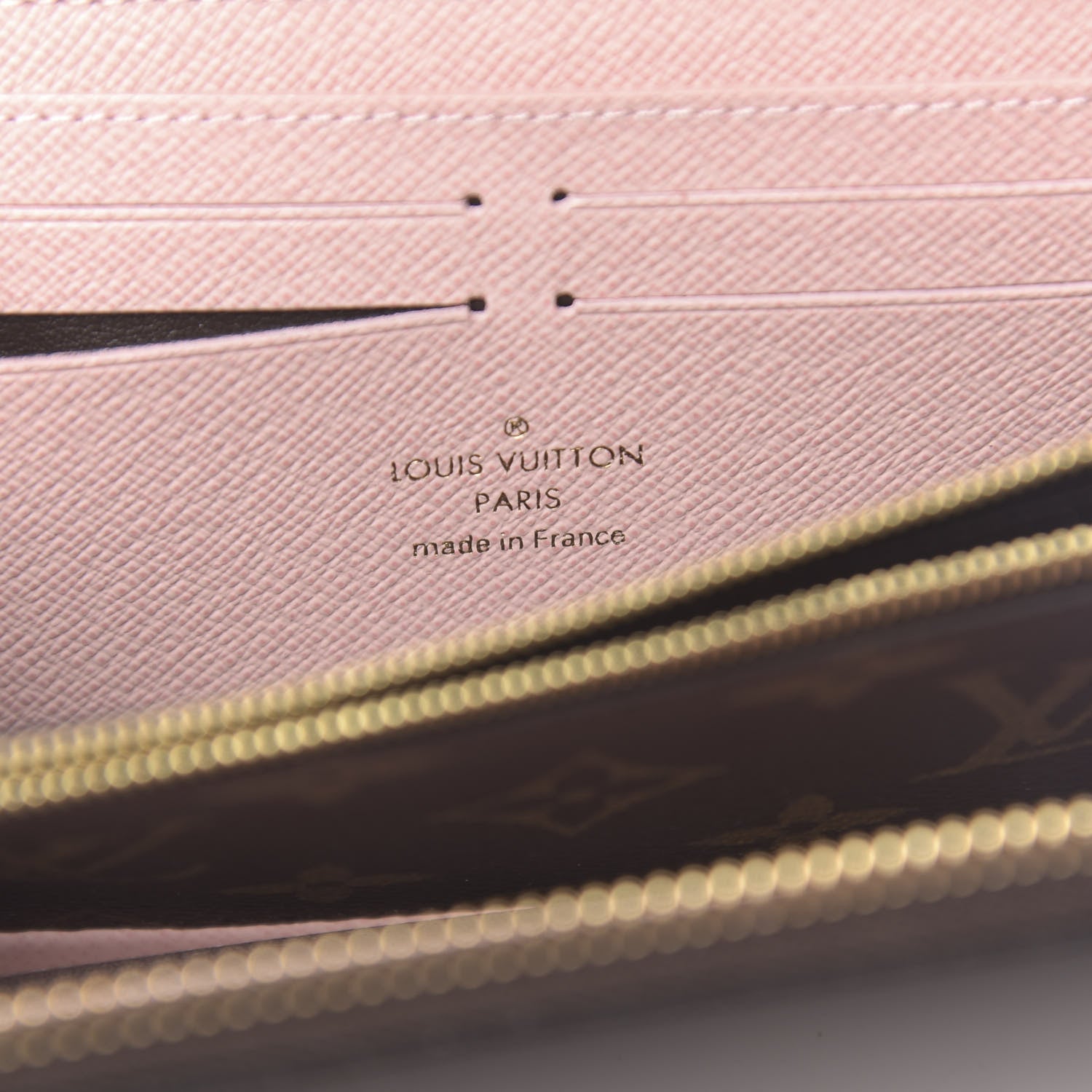 Louis Vuitton Monogram Clemence Wallet Rose Ballerine 6 of 8