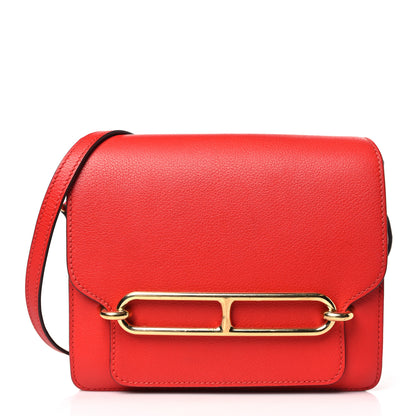 Hermes Evercolor Mini Sac Roulis Rouge Casaque 1 of 14
