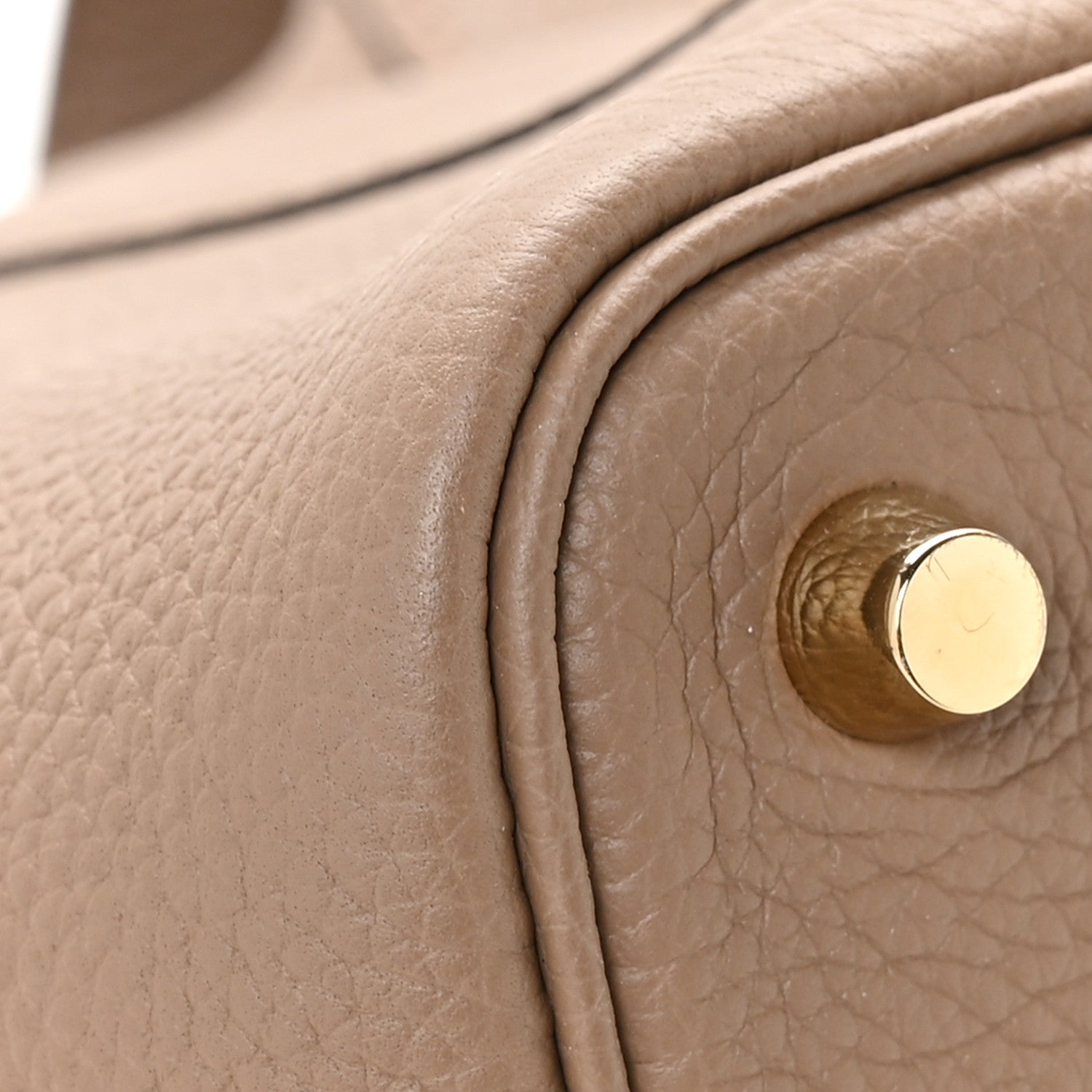 Hermes Taurillon Maurice Picotin Lock 18 PM Beige De Weimar 9 of 13