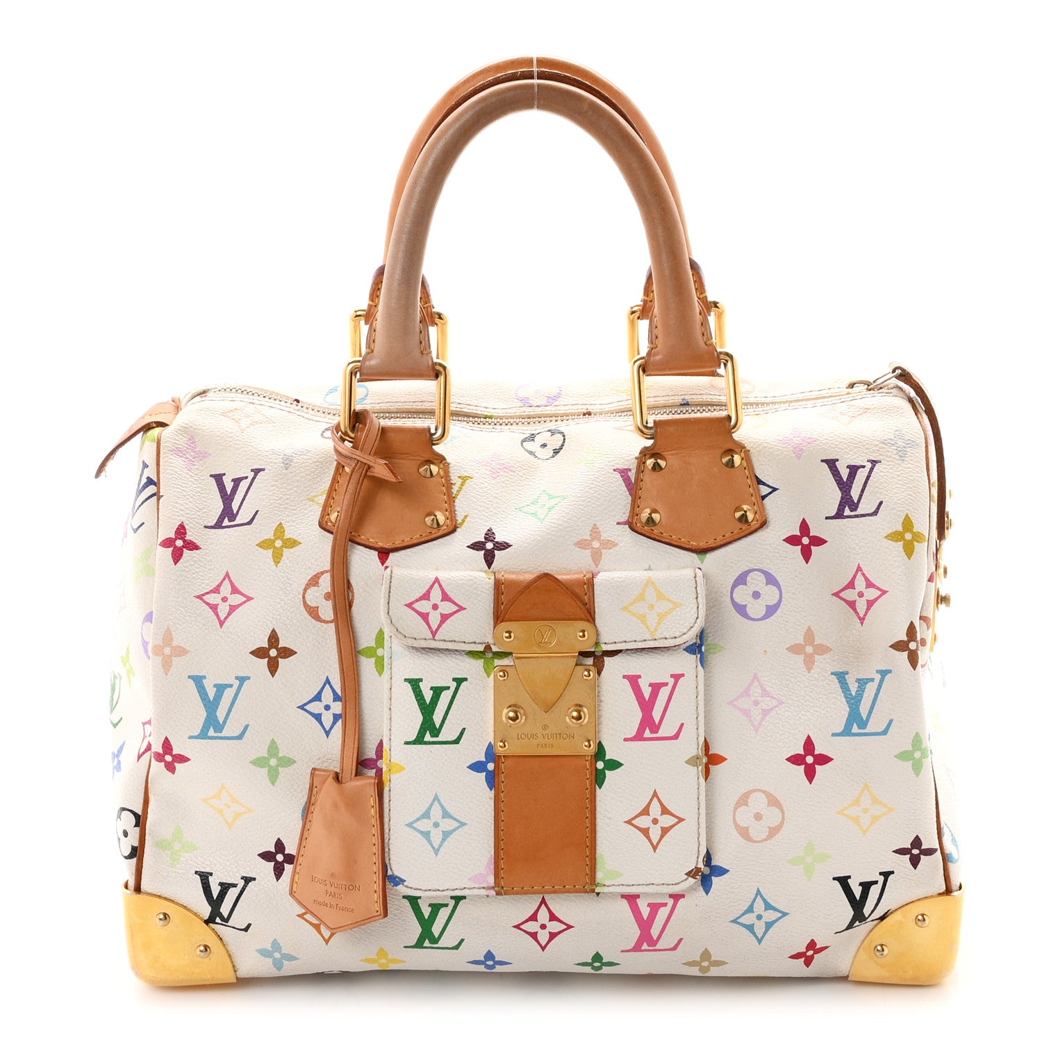 Louis Vuitton Monogram Multicolor Speedy 30 White 1 of 10