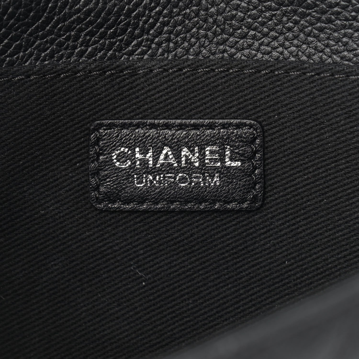 Chanel Grained Calfskin Quilted 2.55 Reissue Flap Belt Bag Clutch Black 6 of 10