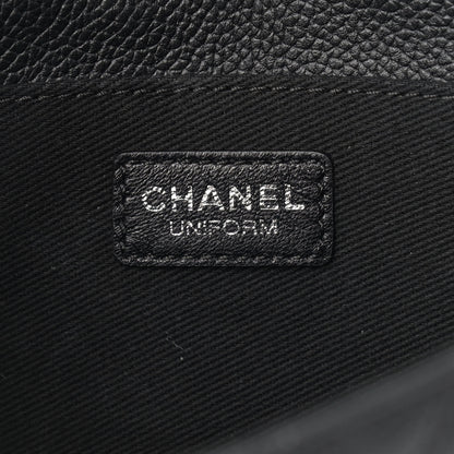 Chanel Grained Calfskin Quilted 2.55 Reissue Flap Belt Bag Clutch Black 6 of 10