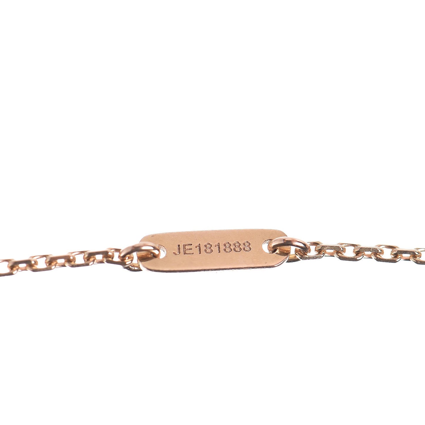 18K Rose Gold Carnelian Sweet Alhambra Pendant Necklace