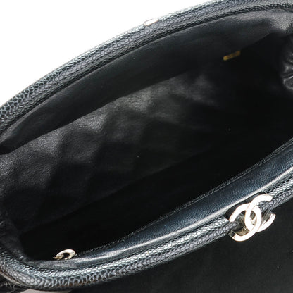 Chanel Caviar Quilted Timeless Clutch Black 5 of 7