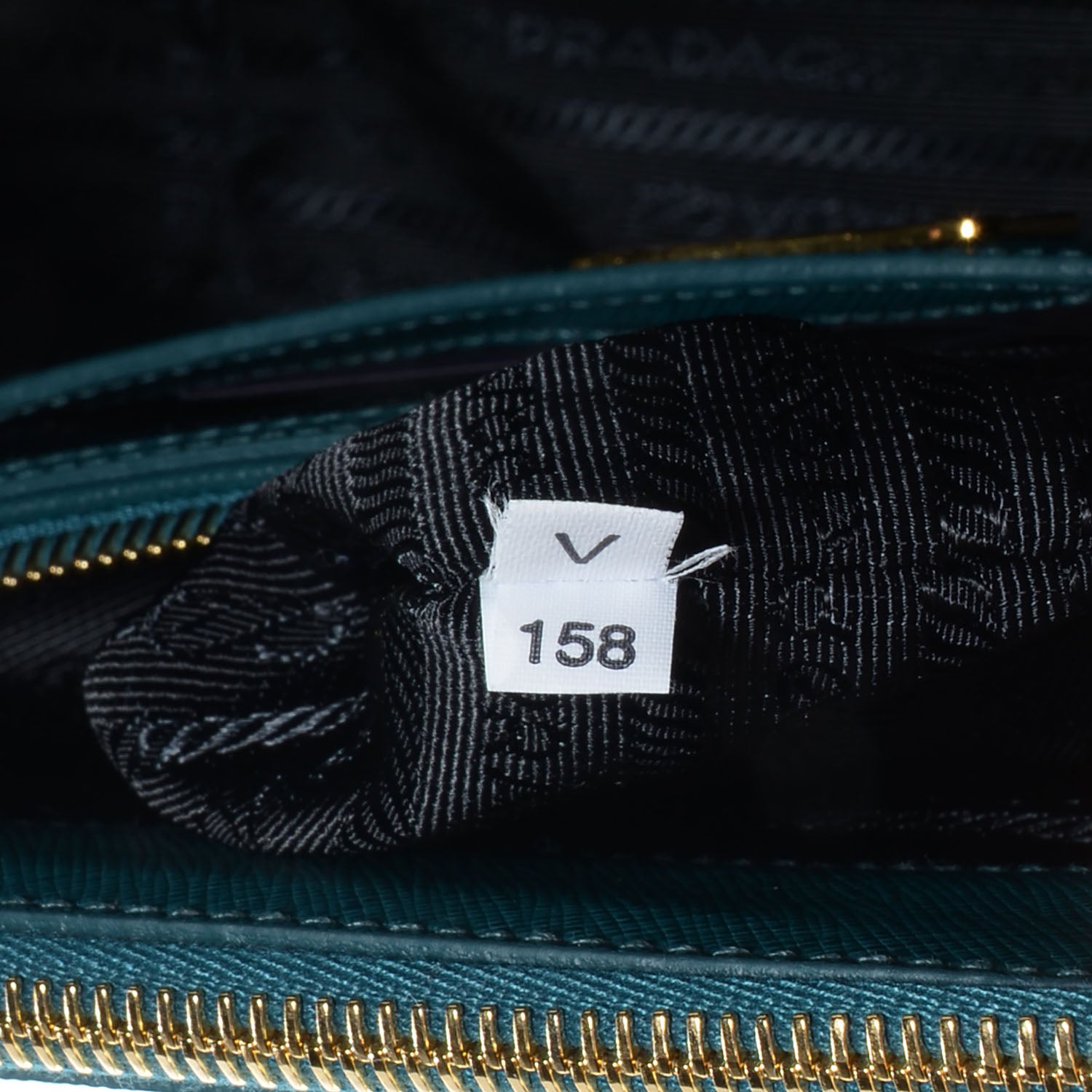 Prada Saffiano Lux Large Double Zip Tote Ottanio 8 of 11