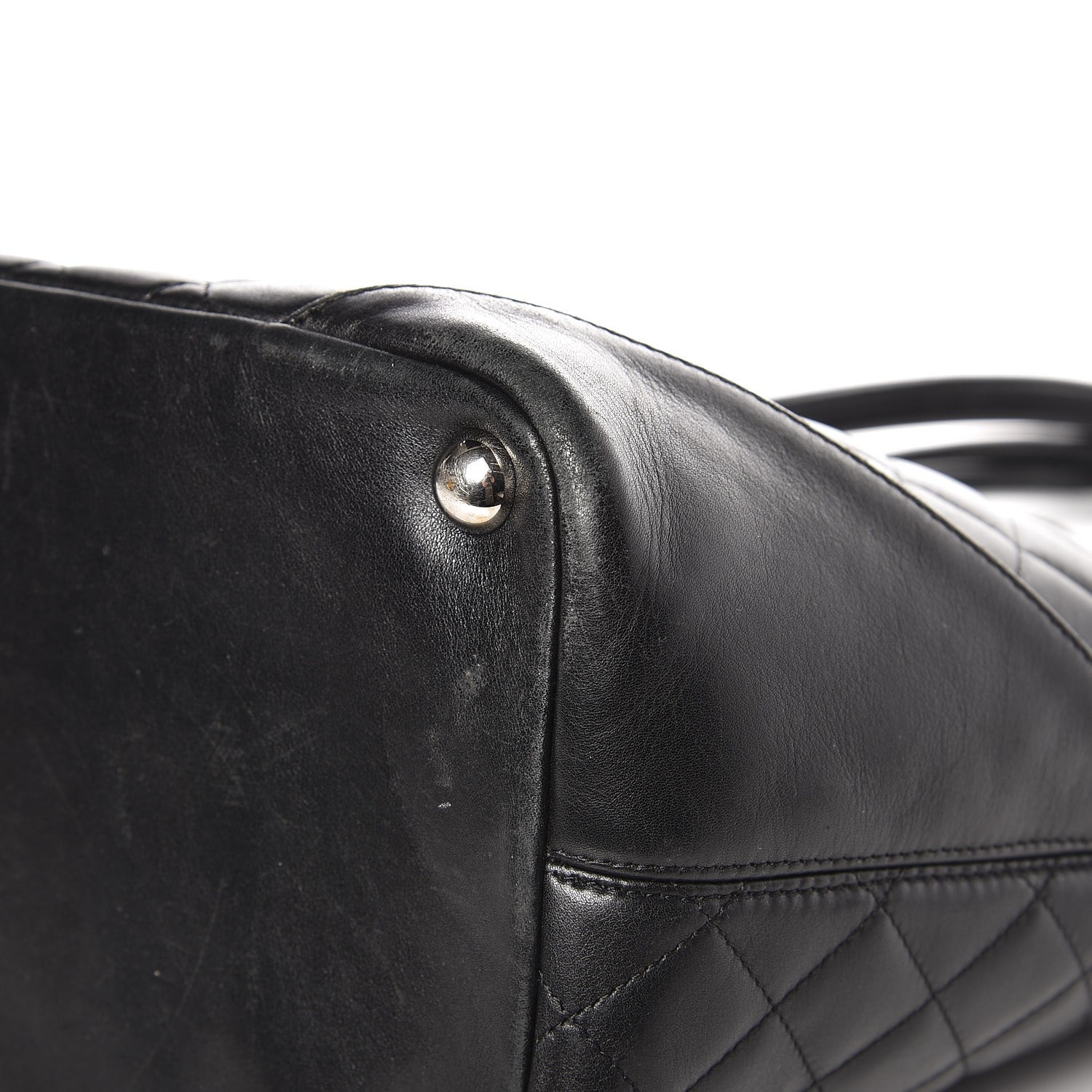 Chanel Calfskin Quilted Large Cambon Tote Black 9 of 13