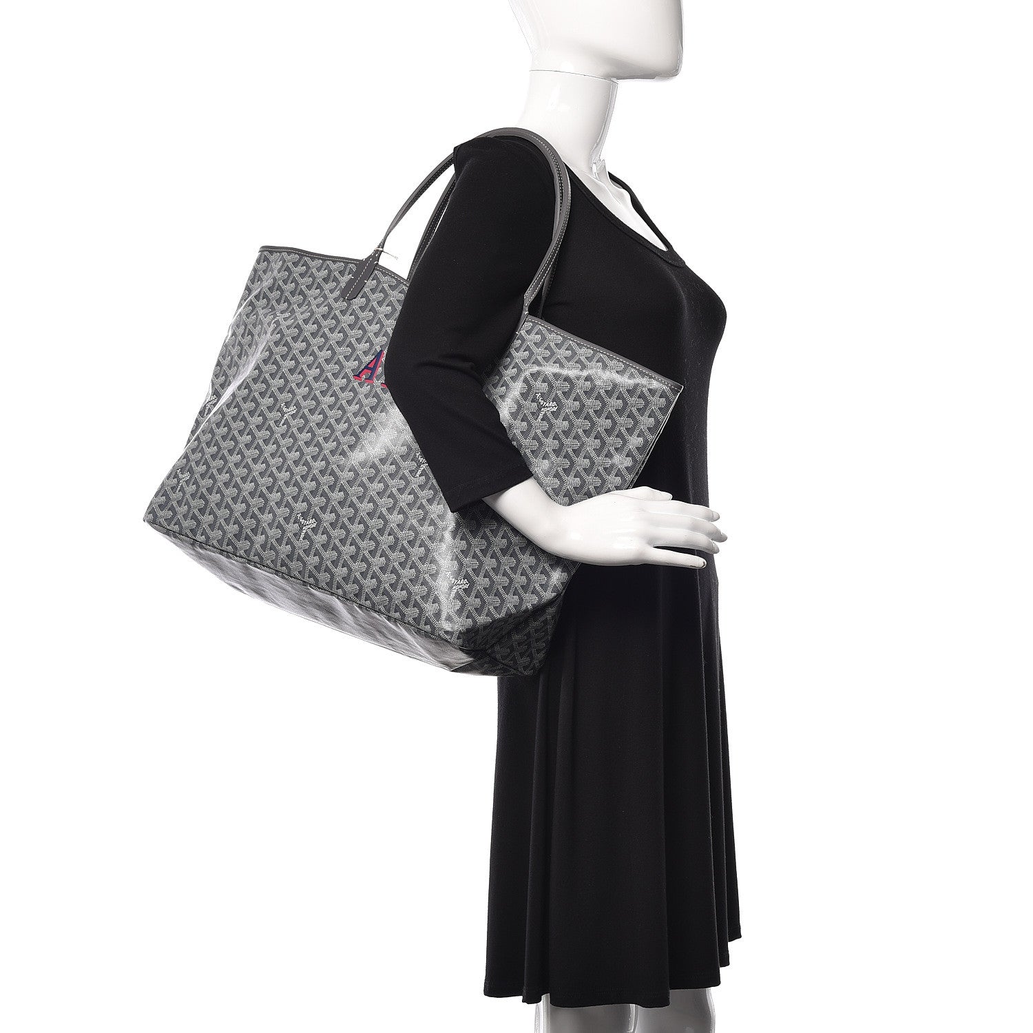 Goyard Goyardine Saint Louis GM Grey 2 of 11