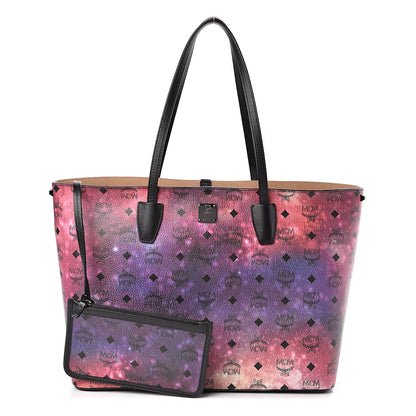MCM Galaxy Visetos Medium Shopper Tote Multicolor 1 of 10