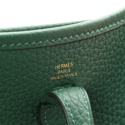 Hermes Taurillon Clemence Evelyne TPM Vert Vertigo 5 of 10