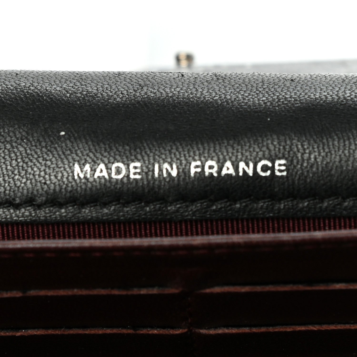 Chanel Lambskin Quilted Large Gusset Flap Wallet Black 8 of 9