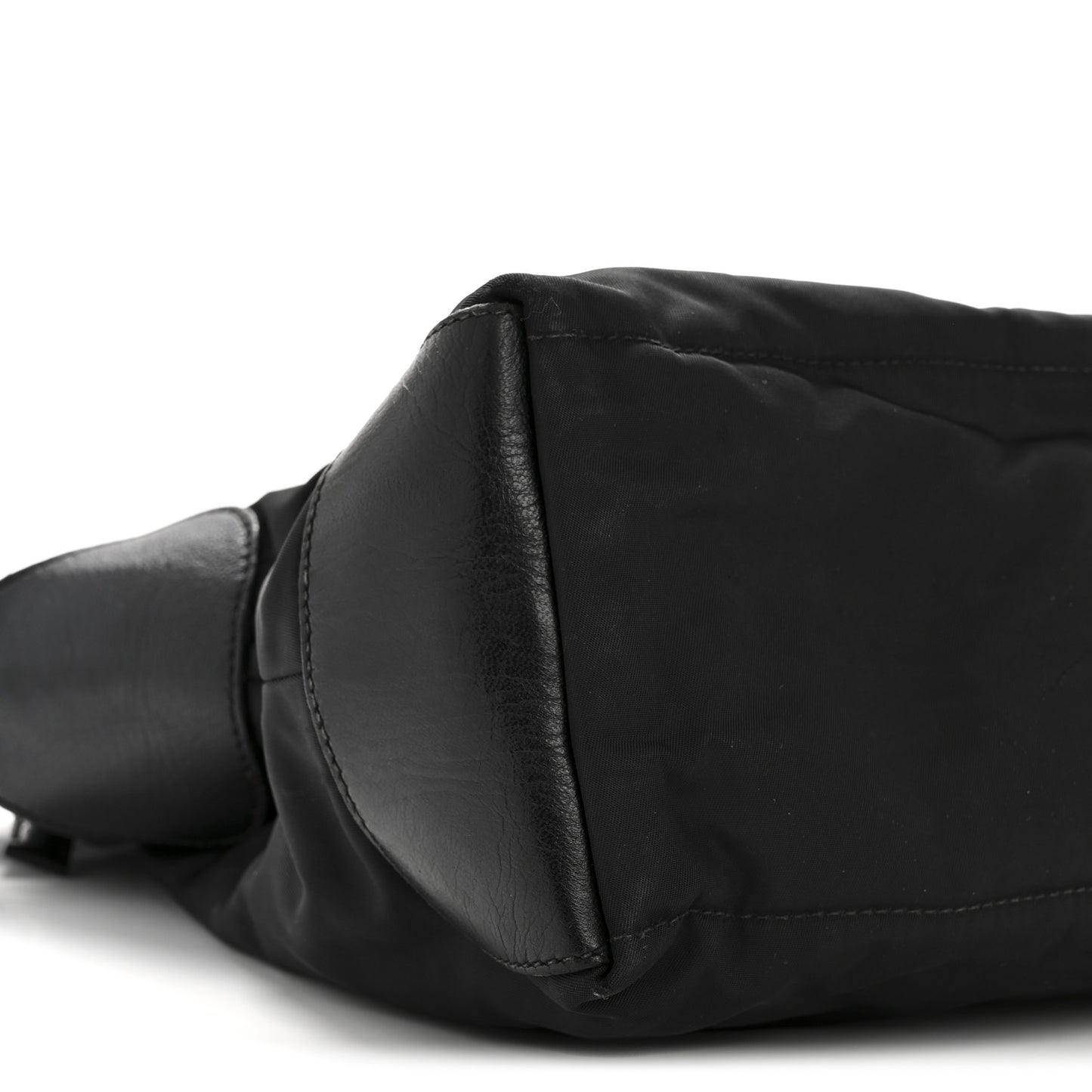 Nylon Shoulder Bag Black