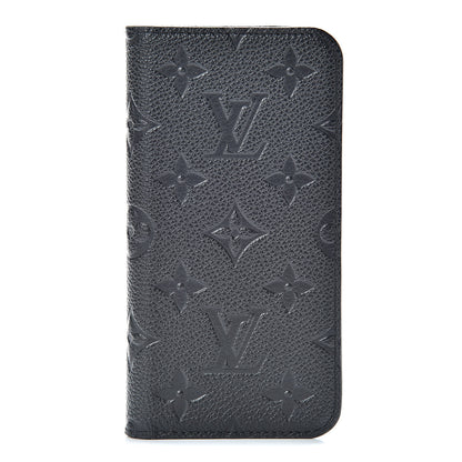 Louis Vuitton Empreinte iPhone X/XS Folio Case Black 1 of 6