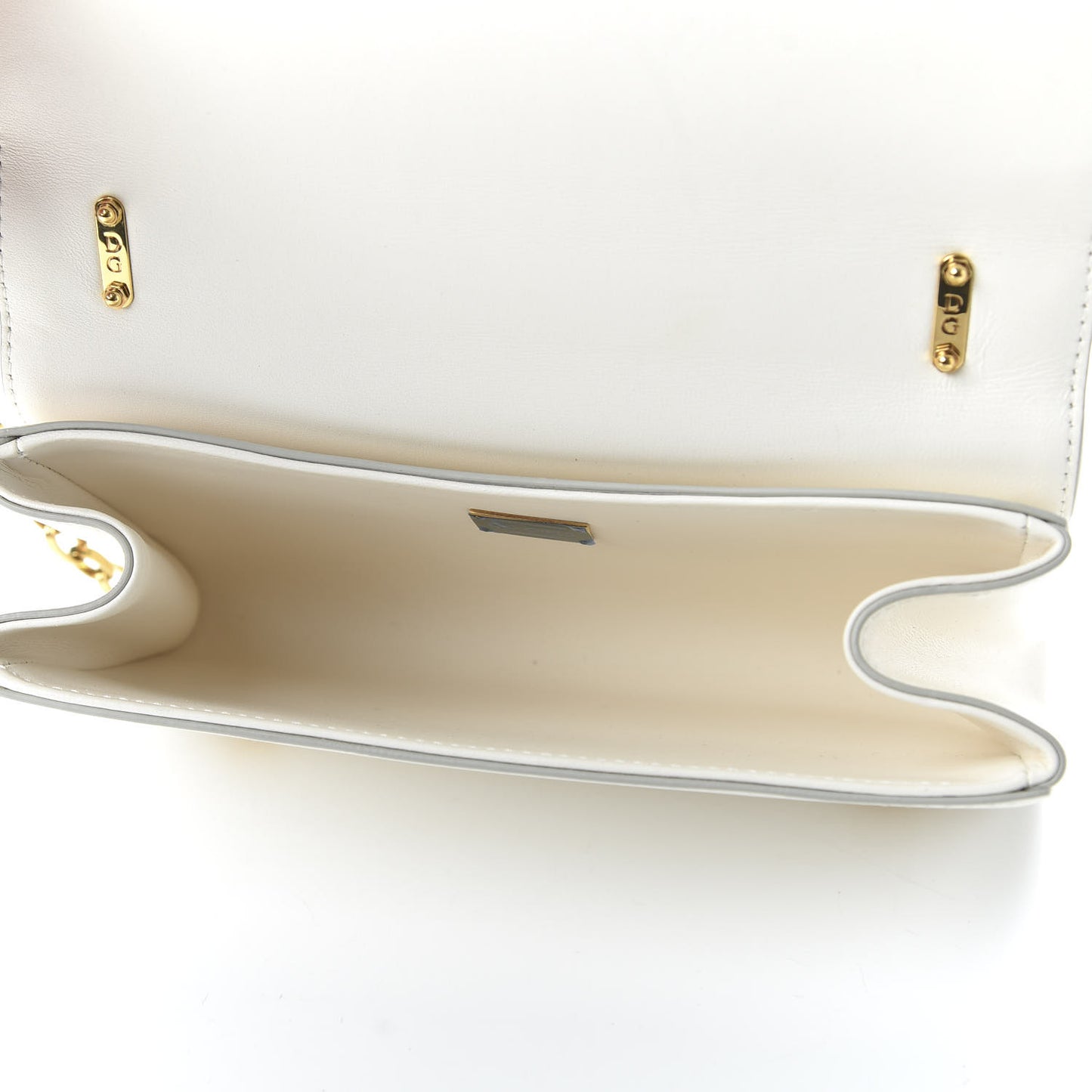 Nappa DG Girls Shoulder Bag White