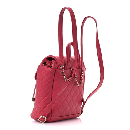 Chanel Caviar Quilted Small Filigree Backpack Pink 3 of 12