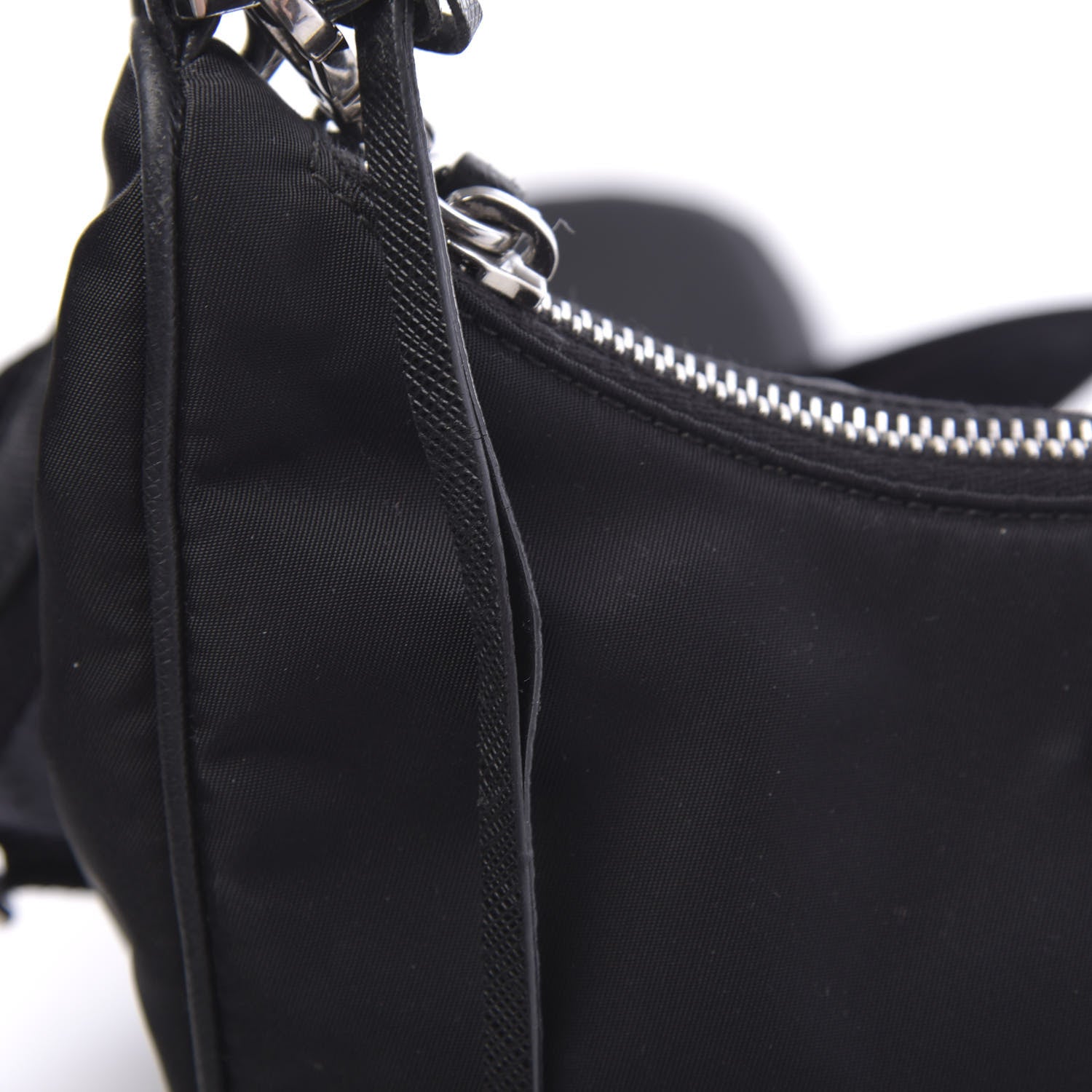 Prada Nylon Re-Edition 2005 Shoulder Bag Black 11 of 13