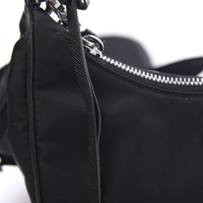 Prada Nylon Re-Edition 2005 Shoulder Bag Black 11 of 13