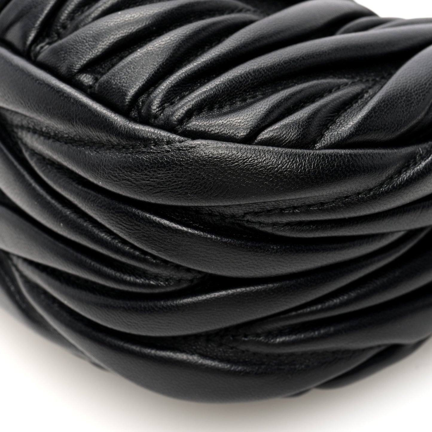 Nappa Matelasse Micro Wander Hobo Black