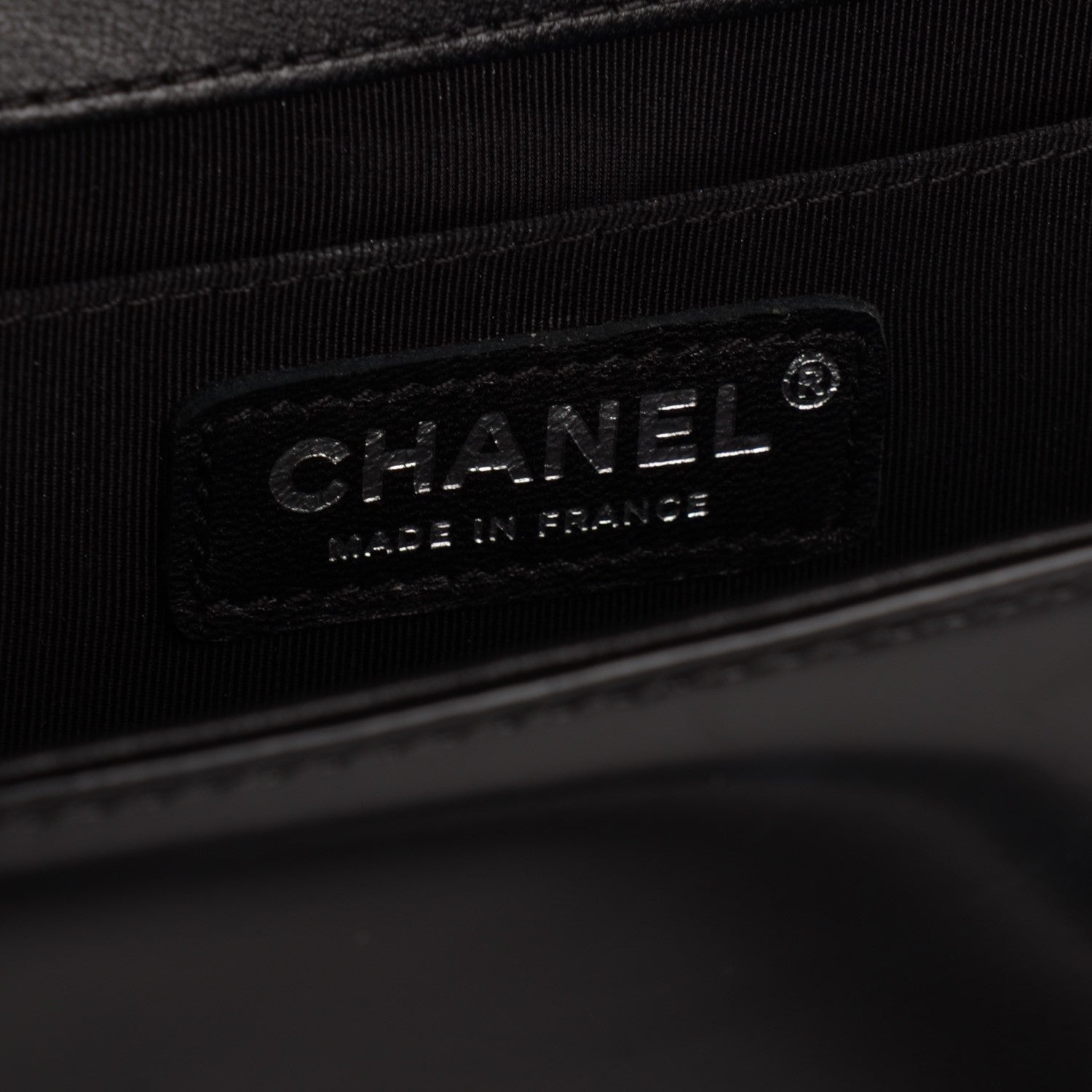 Chanel Glazed Calfskin Medium Boy Flap Black 8 of 9