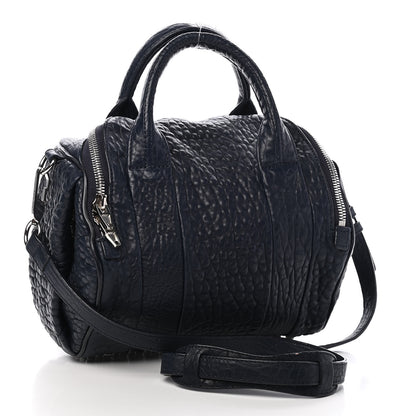 Alexander Wang Pebbled Lambskin Rockie Neptune Rhodium Hardware 5 of 17