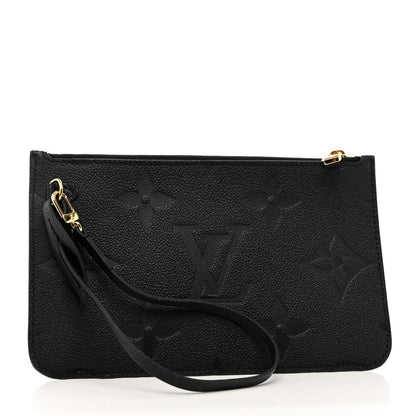Louis Vuitton Empreinte Monogram Giant Neverfull MM Pochette Black 3 of 6