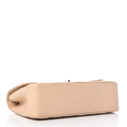 Chanel Caviar Quilted Jumbo Double Flap Beige Clair 4 of 10