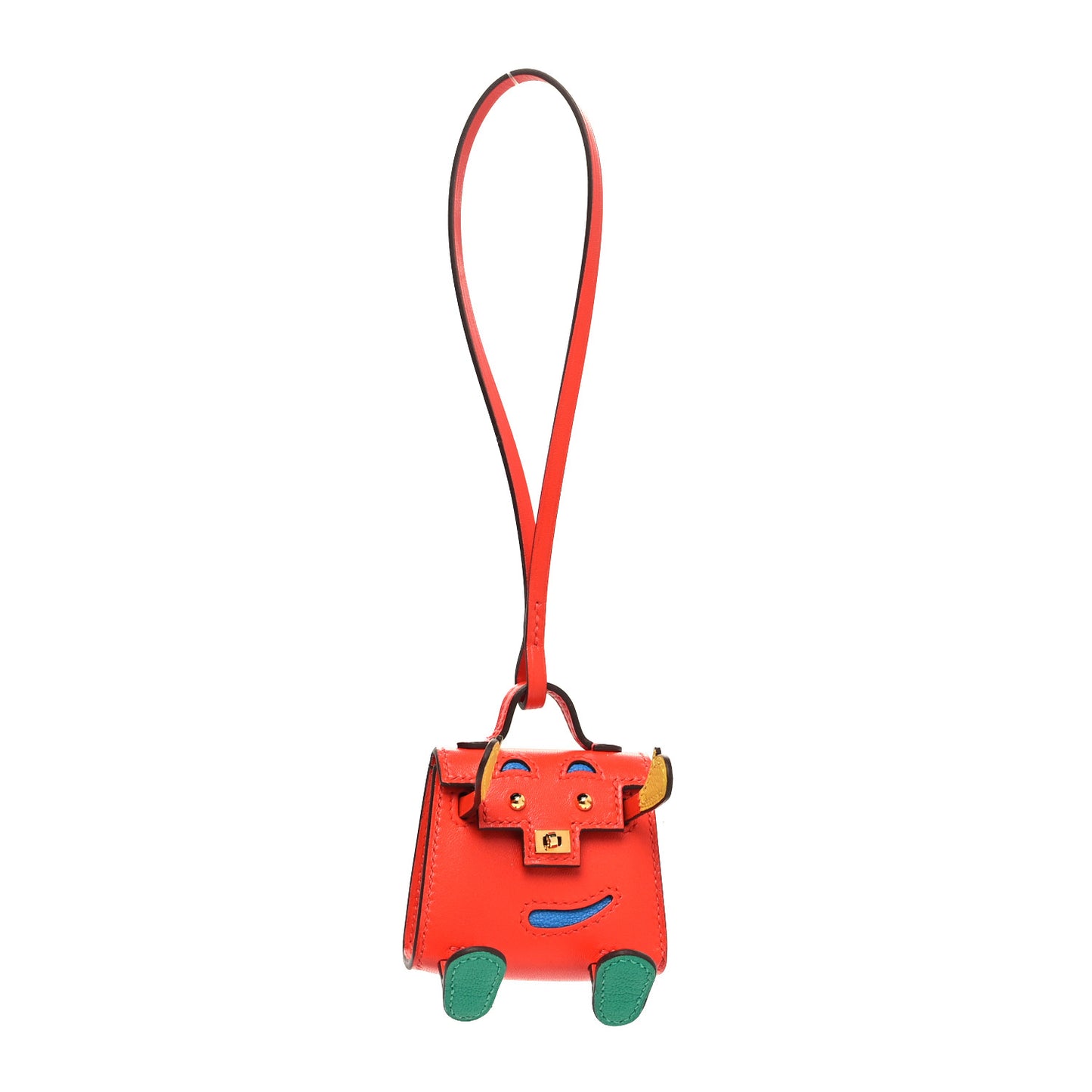 Tadelakt Chevre Mysore Kelly Quelle Idole Bag Charm Capucine Jaune De Naples Vert Vertigo Zanzibar
