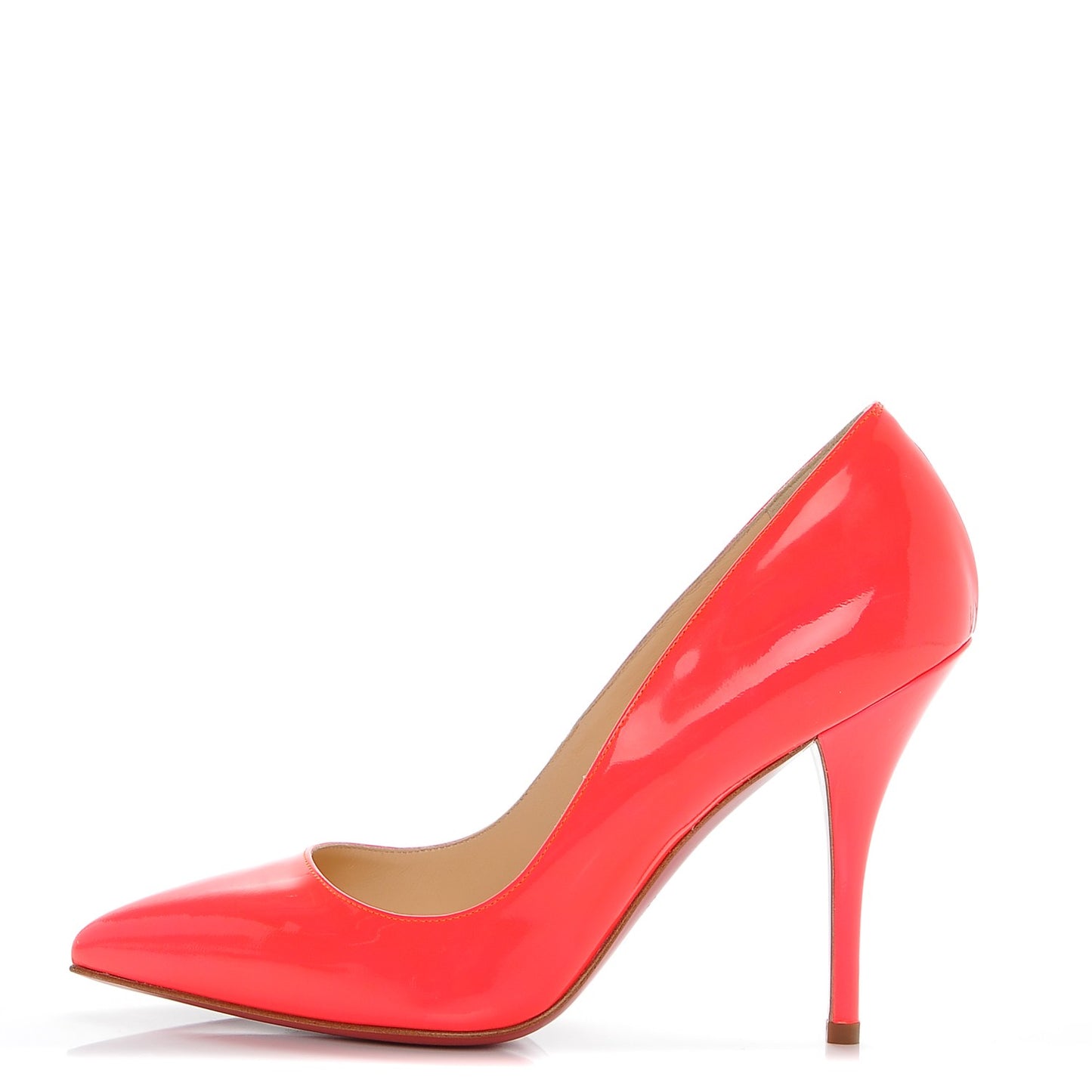 Patent Batignolles 100 Pumps 36 Fluo Rose Paris