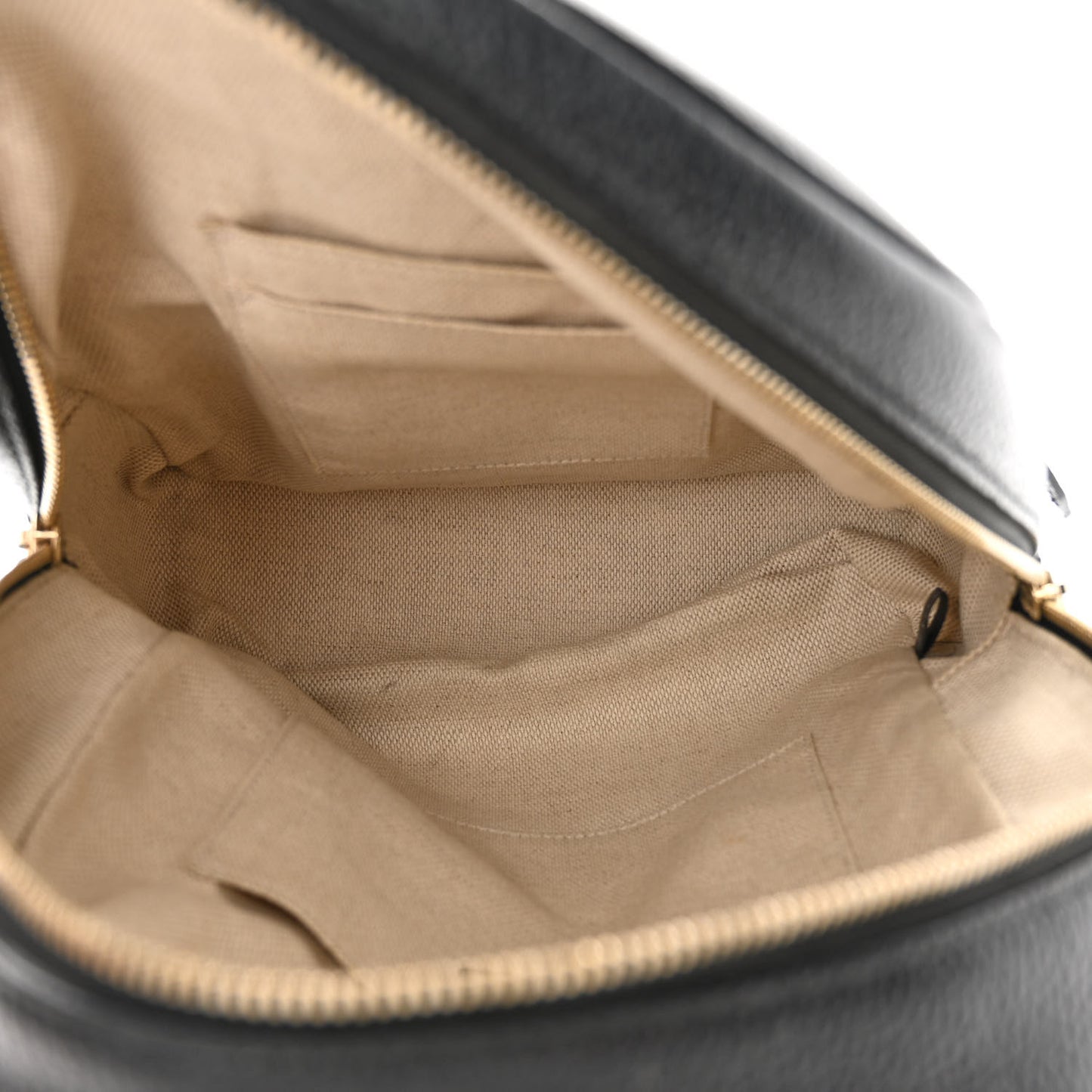 Pebbled Calfskin Soho Chain Backpack Black