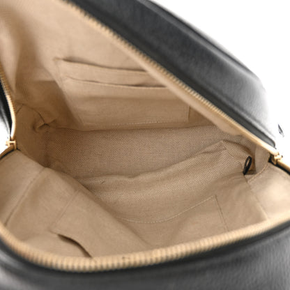 Gucci Pebbled Calfskin Soho Chain Backpack Black 5 of 14