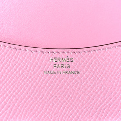 Hermes Epsom Constance Slim Wallet Mauve Sylvestre 7 of 10