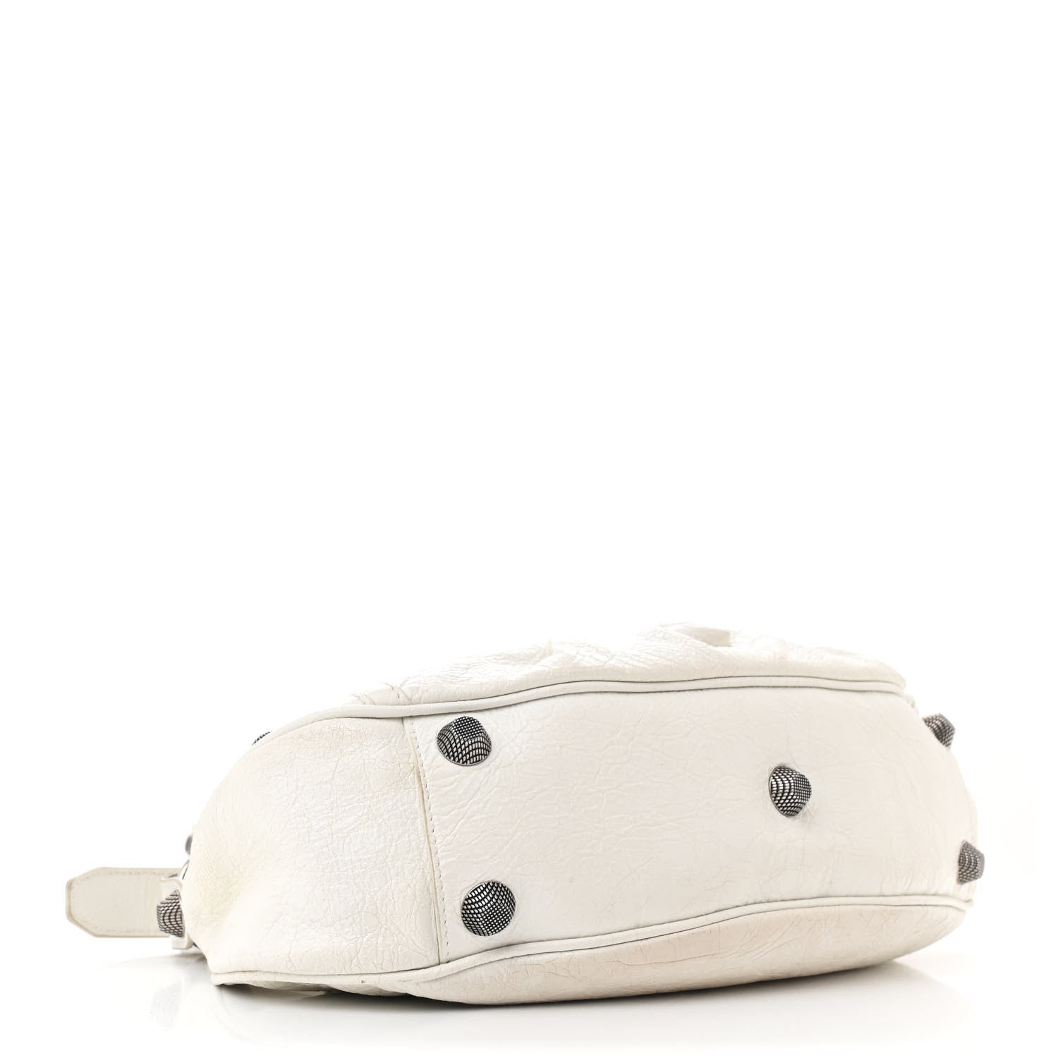 Balenciaga Agneau Arena Small Le Cagole Shoulder Bag Optic White 5 of 13