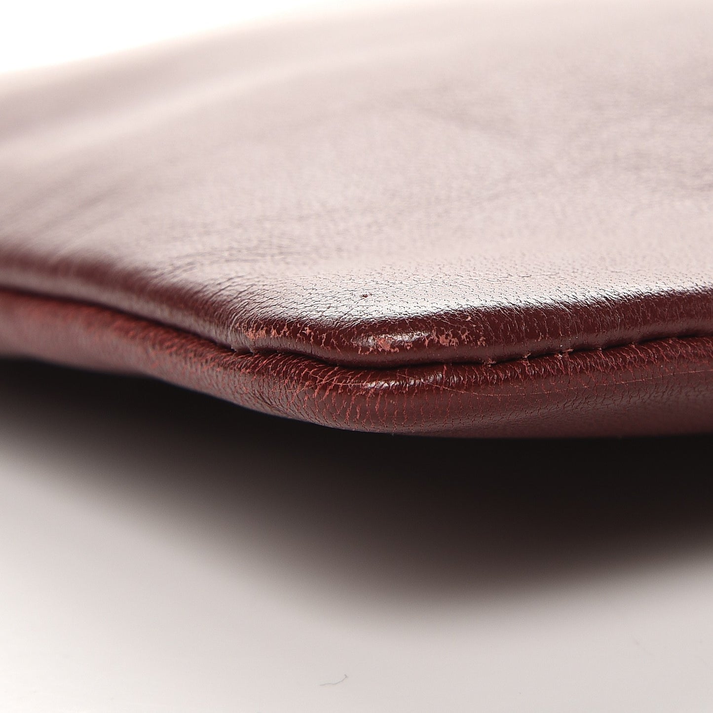 Lambskin iPad Clutch Rust