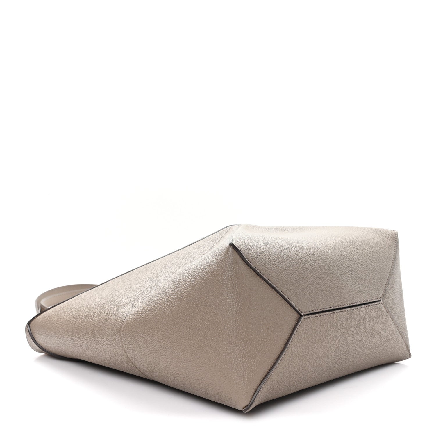 Loewe Grained Calfskin Medium Puzzle Fold Tote Taupe 4 of 9