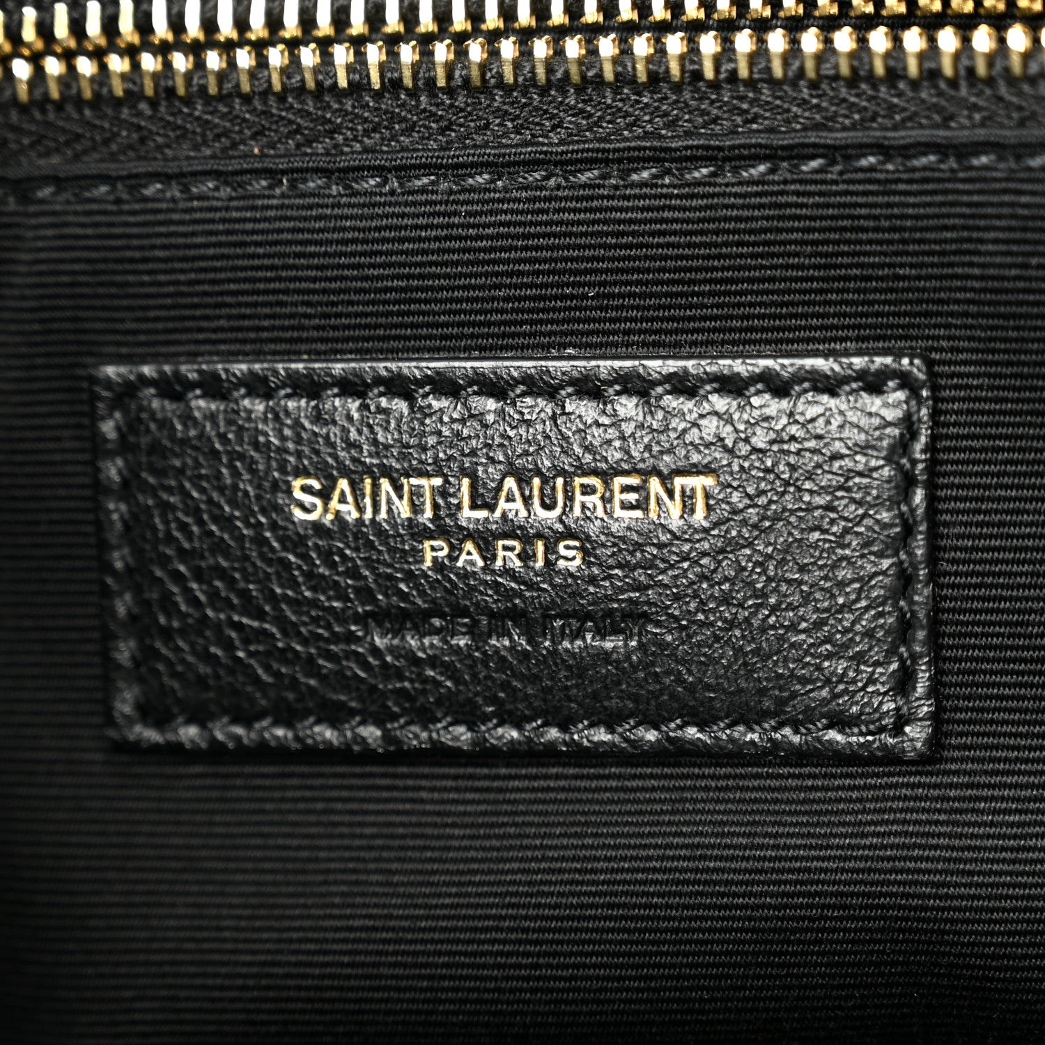 Saint Laurent Crinkled Calfskin Matelasse Monogram Medium Niki Chain Satchel Black 6 of 11
