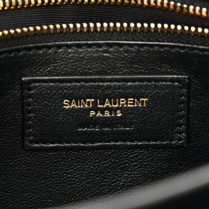 Saint Laurent SAINT LAURENT Grain De Poudre Monogram Cassandra Clasp Bag Black 7 of 14