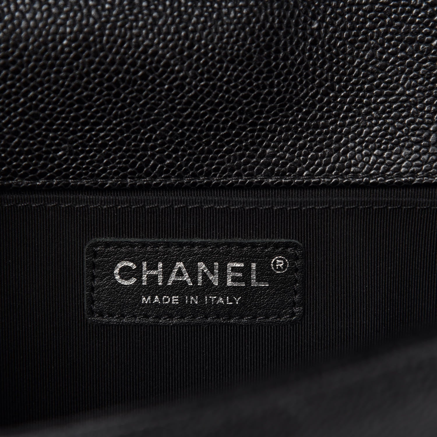 Chanel Caviar Quilted Medium Boy Flap Black 9 of 12