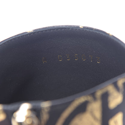 Chanel Calfskin Graffiti Short Boots 38 Black Gold 8 of 10