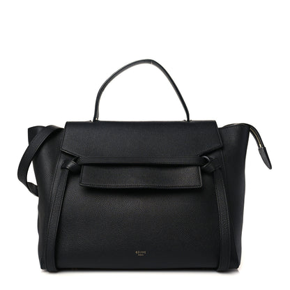 Celine Grained Calfskin Mini Belt Bag Black 1 of 7