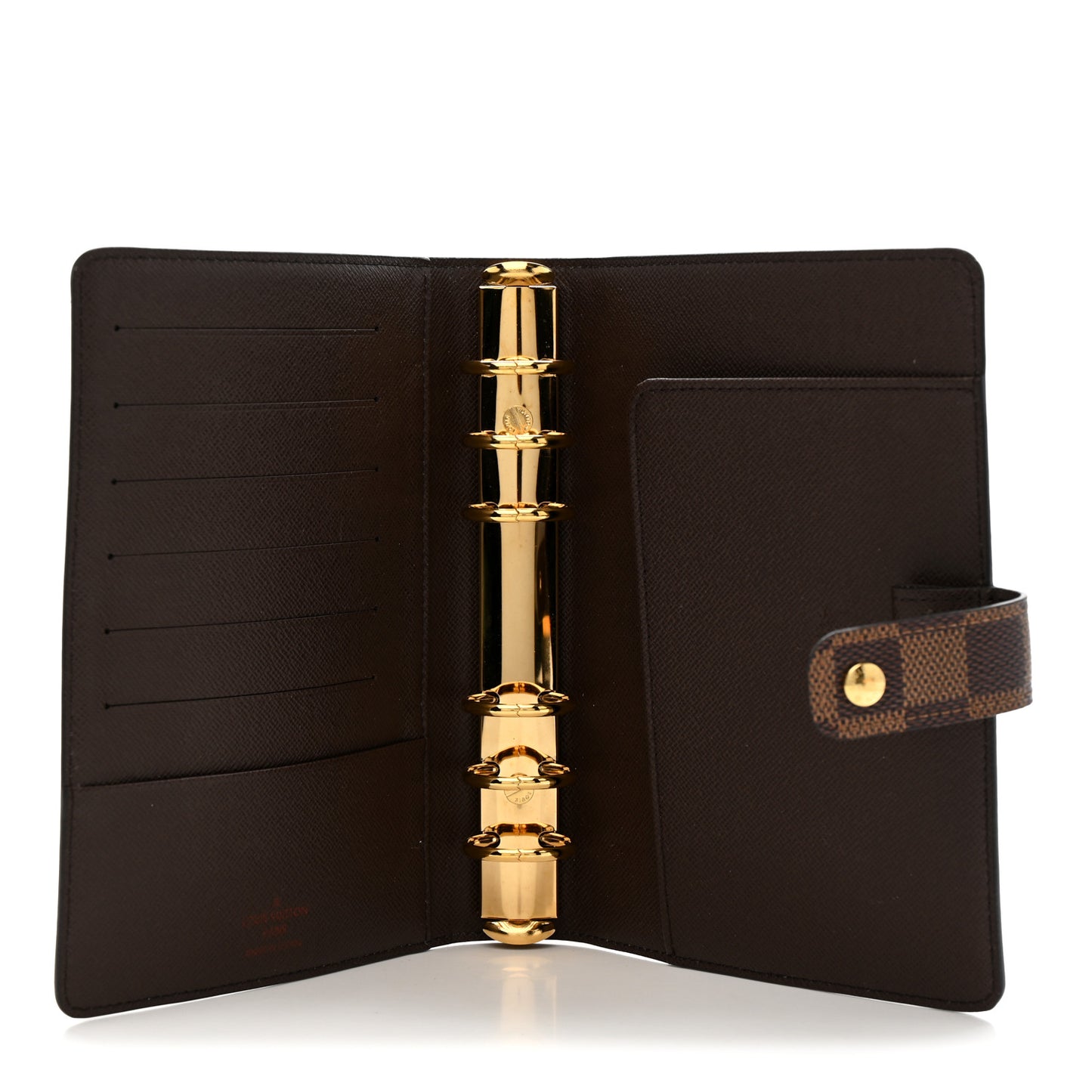 Damier Ebene Medium Ring Agenda Cover