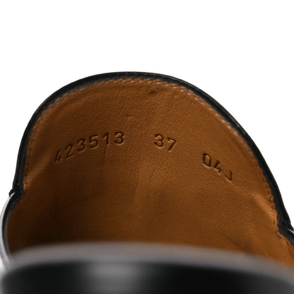 Gucci Calfskin Womens Princetown Slippers 37 Black 10 of 13