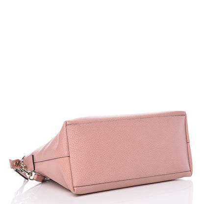 Gucci Dollar Calfskin GG Charm Dome Satchel Soft Pink 4 of 9